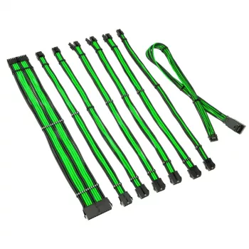 Kabelverlängerungsset Kolink COREPRO-EK-12VT1-GRN 12V 2x6 Venom Grün