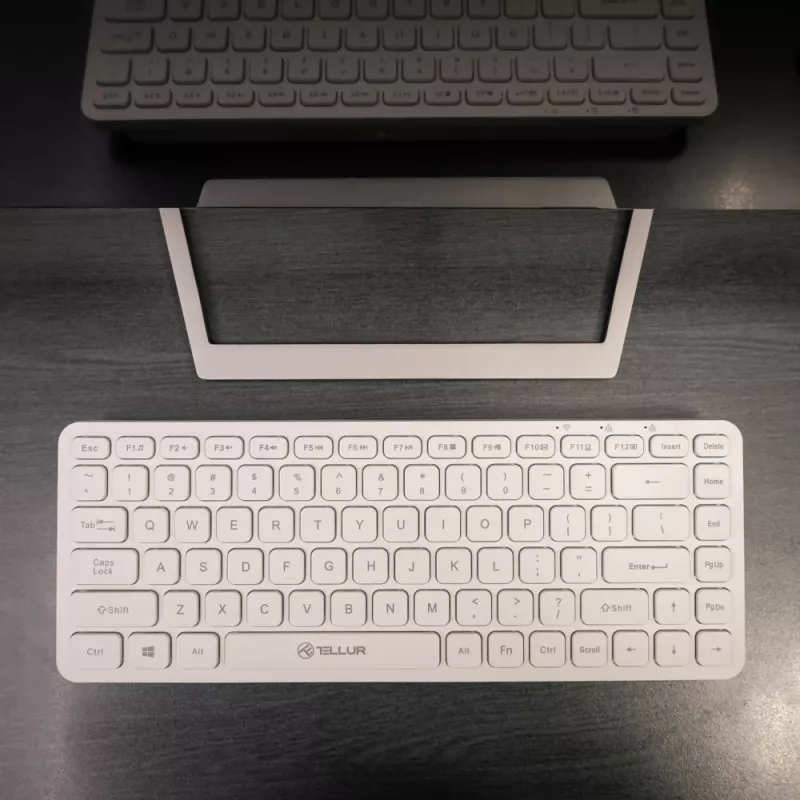 Kabellose Tastatur Tellur TLL491241 Mini Weiß — kompaktes Layout, kabellose Verbindung
