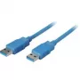 USB-Kabel S/CONN 0,5 m USB 3.2 Gen 1 Blau