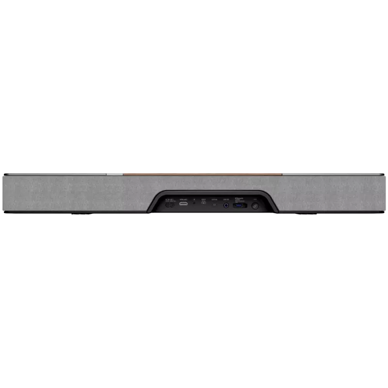 Soundbar KLIPSCH Flexus CORE 100 — 2.1 Kanäle, 100 W, integrierter Subwoofer, Grau/Walnuss