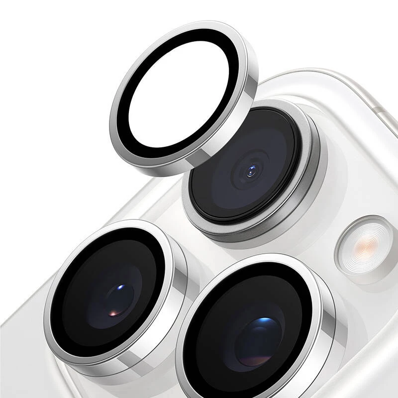 Torras Lensguard Kamera-Glas für iPhone 16 Pro (Grau)