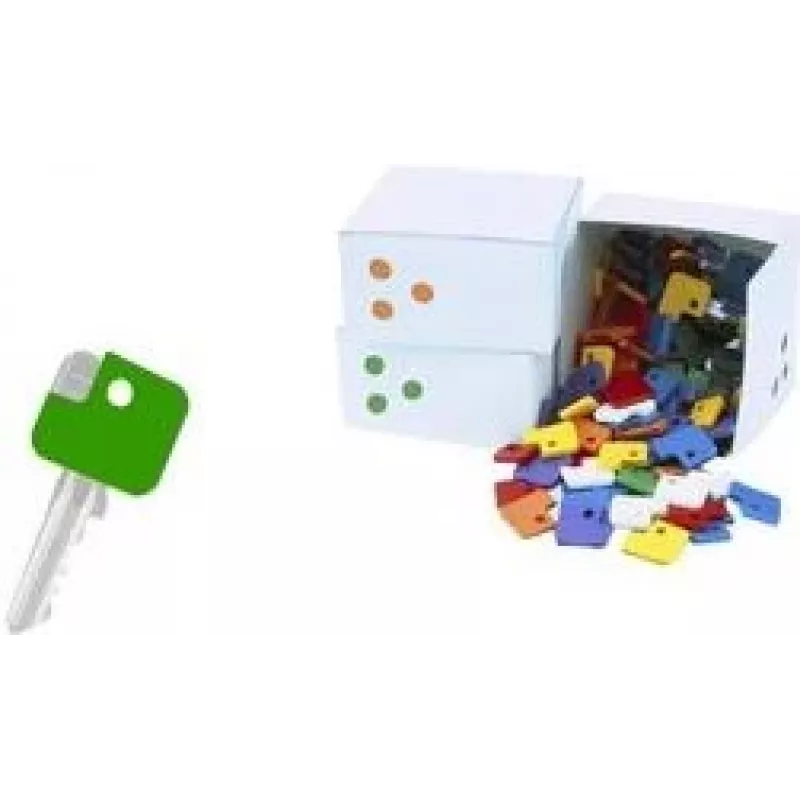 Tastenkappen WEDO 262807099 – Packung mit 100 flexiblen Kunststoff-Tastenkappen