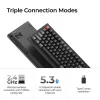 Mechanische Tastatur Keychron V6 Ultra 8K – Full-Size 100% QWERTY, Bluetooth, RGB, Schwarz