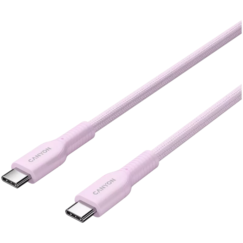 CANYON Kabel OnWire 60CL C-C 60W COLOR Geflochten 1m Pink