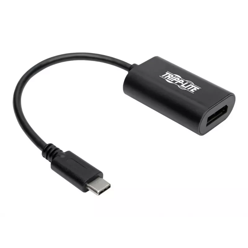 Tripp Eaton Tripp Lite Series USB-C auf DisplayPort Video Adapter Konverter 4K x 2K @ 60Hz, Schwarz, USB Typ C auf DP, USB-C, USB Typ-C 6 Zoll