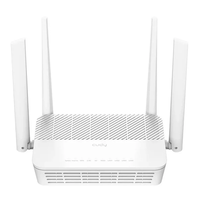 Wireless Router Cudy AX3000 (Wi‑Fi 6 Dualband 2,4/5 GHz, Gigabit Ethernet, 4x LAN, 2402+574 Mbit/s)