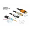 HDMI-Kabel DeLOCK 85729 2 m HDMI Typ A Standard Schwarz Gold
