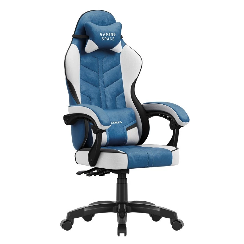 Huzaro Force 2.7 Schwarz Carbon Gaming-Stuhl Blau