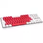 GAMIAC TKL90G Gaming-Tastatur, Kailh Blau - weiß/rot