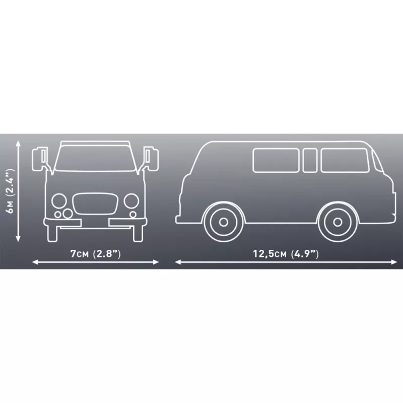 Konstruktionsspielzeug Cobi Barkas B1000 24600 Modellbausatz Maßstab 1:35, detaillierte Bausteine