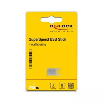 USB Flash Drive DeLOCK 64GB USB Typ-A 3.2 Gen 1