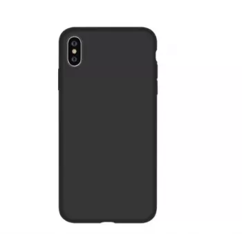 Schutzhülle aus Silikon Devia für iPhone XS Max (6,5 Zoll, schwarz)