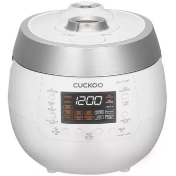 Cuckoo CRP-RT1008F, Weiß, 1,8 l, Aluminium, LED, Tasten, 1,2 m