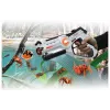 Jamara 410065 Impulse Laser Bug Hunt Set, Spielzeug-Laserpistole mit Ziel, Weiß/Orange