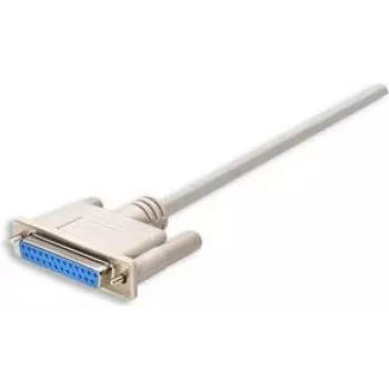 Manhattan 4,5 m DB25 M/F serielles Kabel Weiß DB25 F