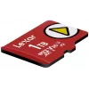 MicroSDXC-Speicherkarte Lexar 1 TB UHS‑I Class 10 U3 V30 Lesen 205 MB/s Schreiben 140 MB/s (rot)