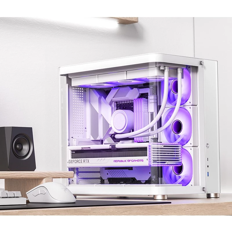 PC-Gehäuse Jonsbo TK-2 2.0 Midi Tower Schwarz