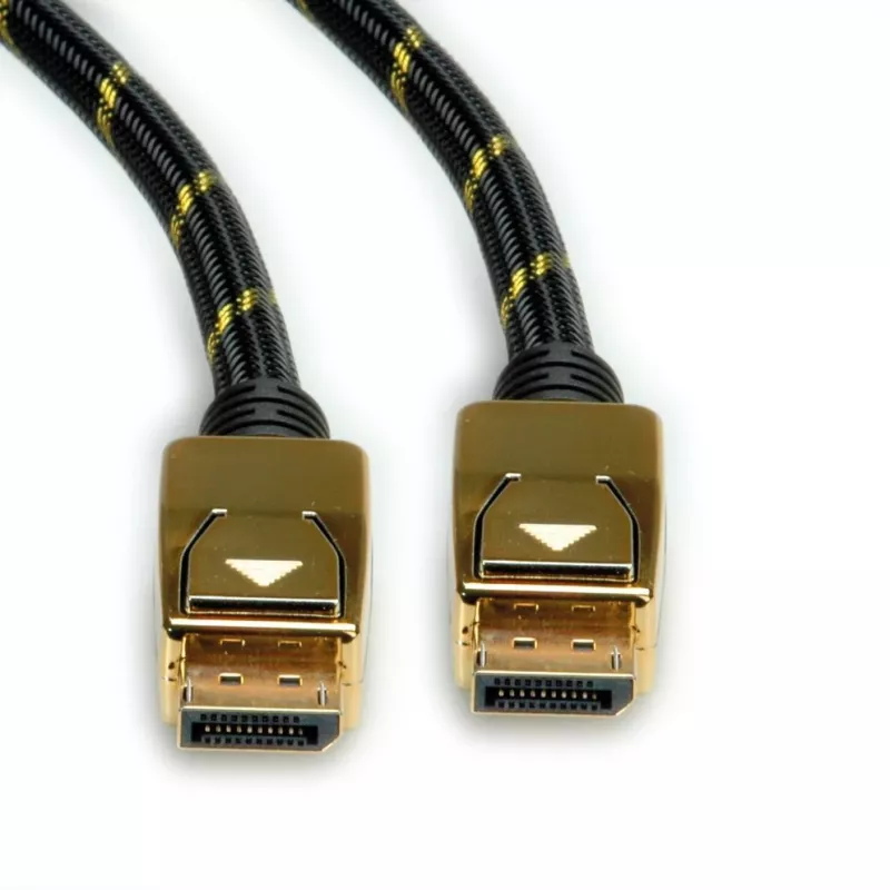 DisplayPort-Kabel ROLINE 11.04.5922 3 m Schwarz Gold