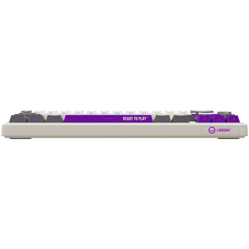 Kabellose mechanische Gaming-Tastatur LORGAR KBP70MW 65%-Layout Beige