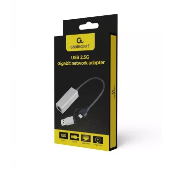 PowerLine-Netzwerkadapter Gembird A-USB3AC-LAN2G-01 2500 Mbit/s Ethernet LAN