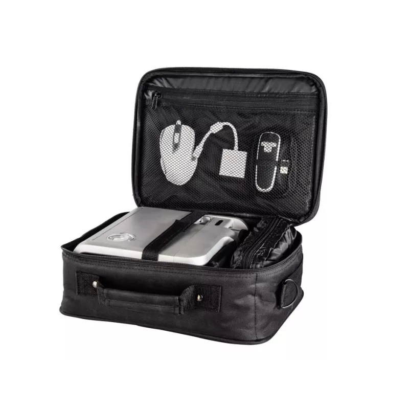 Hama Sportsline Projektortasche, L, Schwarz, 390 x 270 x 150 mm, 1,04 kg