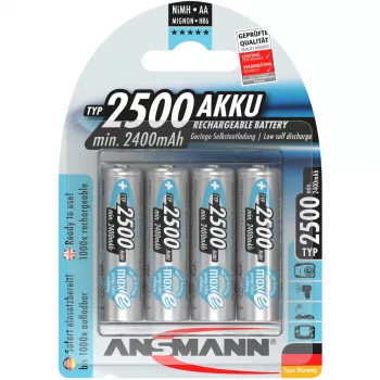 AA-Batterie Ansmann 2500mAh maxE plus Nickel-Metallhydrid NiMH