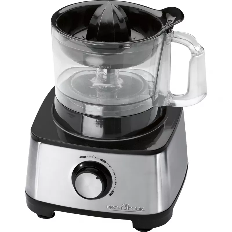 ProfiCook PC-KM 1063 Küchenmaschine 1200 W 1,75 L Schwarz, Edelstahl