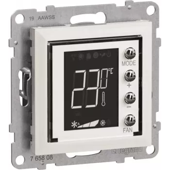 Legrand Seano MyHome Thermostat mit Anzeige 765608 mit Abdeckplatte in der (765608)