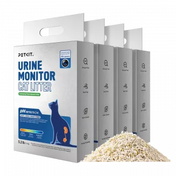 Katzenstreu PETKIT Urine Monitor, 4 Beutel — urinüberwachende klumpende Streu für Katzen