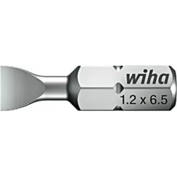 Schraubendreherbit wiha 7010Z/6.5-25 25 mm, Einzelschlitz-Bit für Hand- und Elektroschrauber