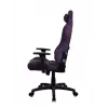 Gaming-Stuhl Arozzi Torretta SoftFabric Lila – ergonomisches Design, verstellbare Armlehnen, neigbare Rückenlehne