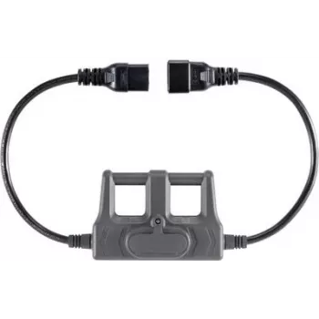 VOLTCRAFT CAA-1L 16 Messadapter IEC Gerätestecker C20 - IEC Gerätebuchse C19 Dunkelgrau (CAA-1L 16)