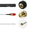 Innen-WLAN-Antenne QOLTEC 57046, Dualband 2,4–2,5 GHz & 5,1–5,8 GHz, 5 dBi, 50 Ω
