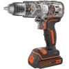 Pistolengriff-Bohrmaschine Schwarz & Decker BCD383D2XK-QW 18 V, 2 Ah x2, 13 mm Bohrfutter, orange