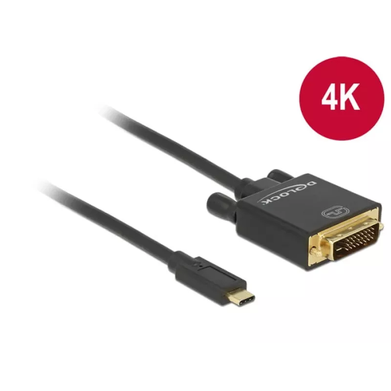 USB-C auf DVI Adapter DeLOCK 1m 85320