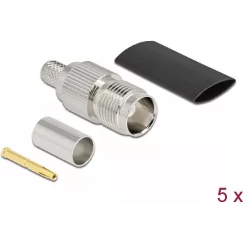 TNC-Buchse zum Crimpen von RG-59 DeLOCK 90031