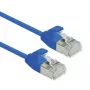 ROLINE U/FTP DataCenter Patchkabel Cat.6A (Klasse EA), LSOH, schlank, Blau, 1,5 m (21.15.3344)