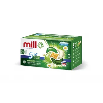 MILL PRO 5k Waschkapseln + UNIVERSAL Weichspülerperlen, 25 Stk.