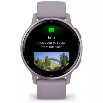 Garmin Vivoactive 5 3,05 cm (1.2) AMOLED Digital 390 x 390 Pixel Touchscreen Violett Wi-Fi GPS (Satellit)