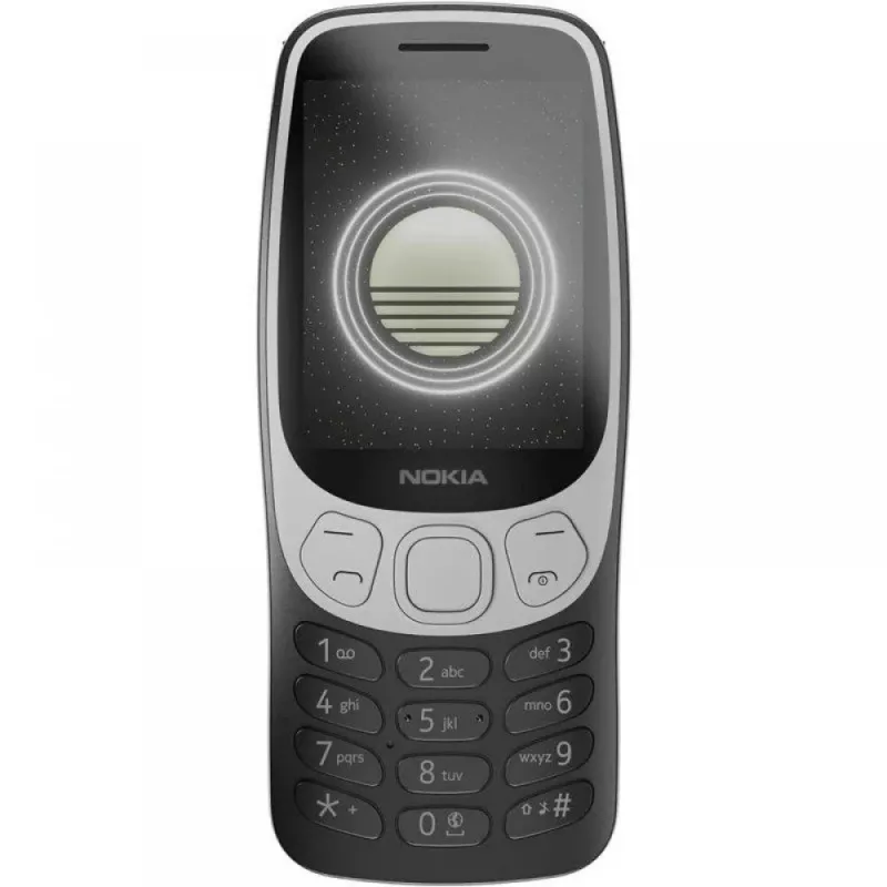 Nokia 3210 4G (2024) (TA-1618) | Grunge Schwarz | 2,4 Zoll | TFT | 128 MB | 64 MB | Dual-SIM | Bluetooth | 5 | Hauptkameraauflösung 2 MP