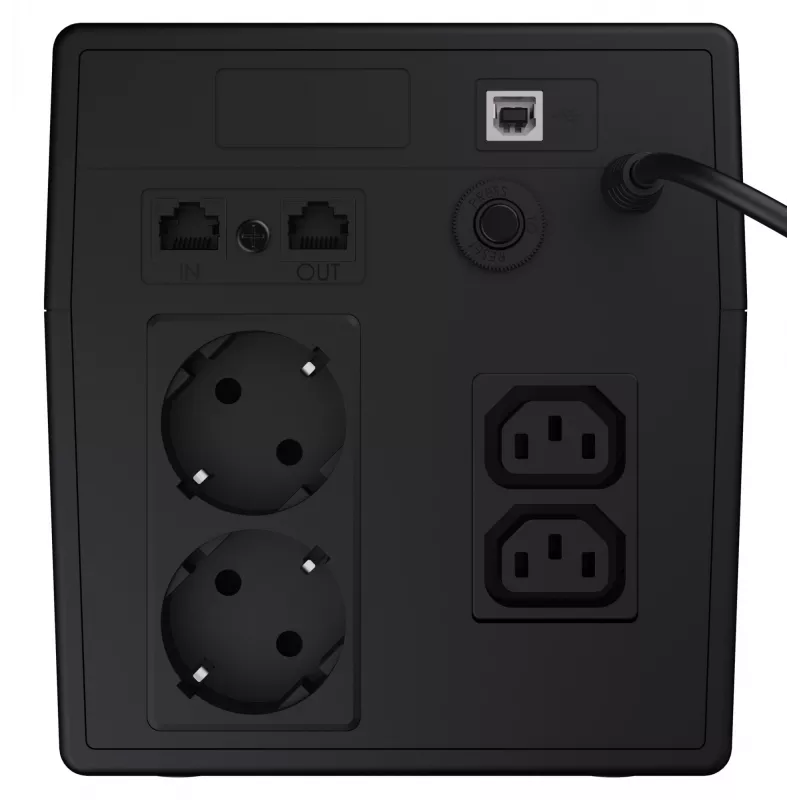 Green Cell UPS03 MicroPower 1000VA / 600W Line-Interactive USV, 4 Steckdosen