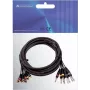 Audio-Snake-Kabel Omnitronic 8×Cinch auf 8×6,35 mm Mono-Klinke, 15 m, Modell 30304748