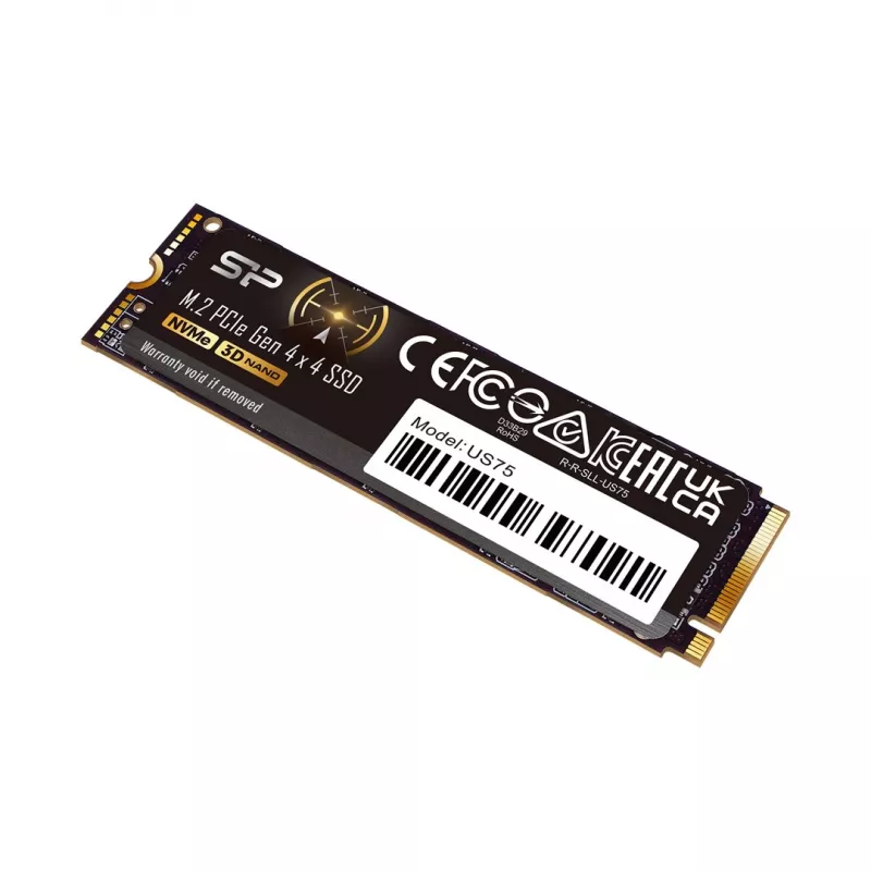 SSD M.2 2280 Silicon Power US75 1 TB PCIe 4.0 NVMe, 7000/6000 MB/s