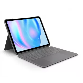 Logitech Combo Touch Tastatur QWERTY US International Grau Trackpad