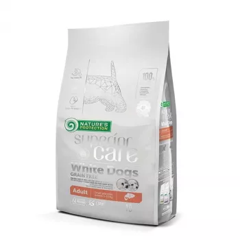 NATURE'S PROTECTION Superior Care Weiß Dogs Grain Free Junior Weißfisch - Trockenfutter für Welpen - 10 kg