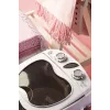 Camry Premium CR 8054 Waschmaschine Toplader 3 kg Braun, Weiß