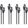 Netzwerkkabel ShiverPeaks S/CONN SC08-41045-4 Cat8.1 F/FTP (FFTP) 3 m RJ-45 auf RJ-45, 40GBase-T, schwarz