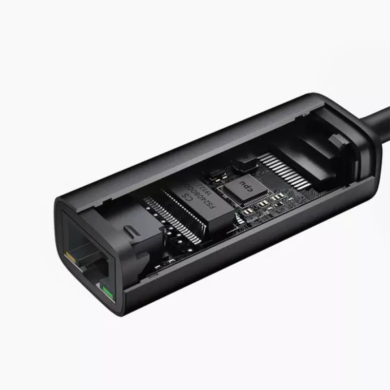 Ethernet Adapter Aukey CB-A30 USB‑C auf Gigabit RJ45 10/100/1000 Mbps, USB 3.0, Aluminium, LED-Anzeigen