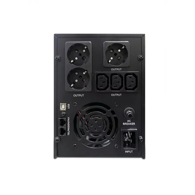 Gembird EG-UPS-036 USV (unterbrechungsfreie Stromversorgung) Line-Interactive 3 kVA 1800 W 6 AC-Ausgänge
