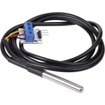 Velleman VMA324 Zubehör für Entwicklungsplatinen Temperatursensor Schwarz - Silber (VMA324)